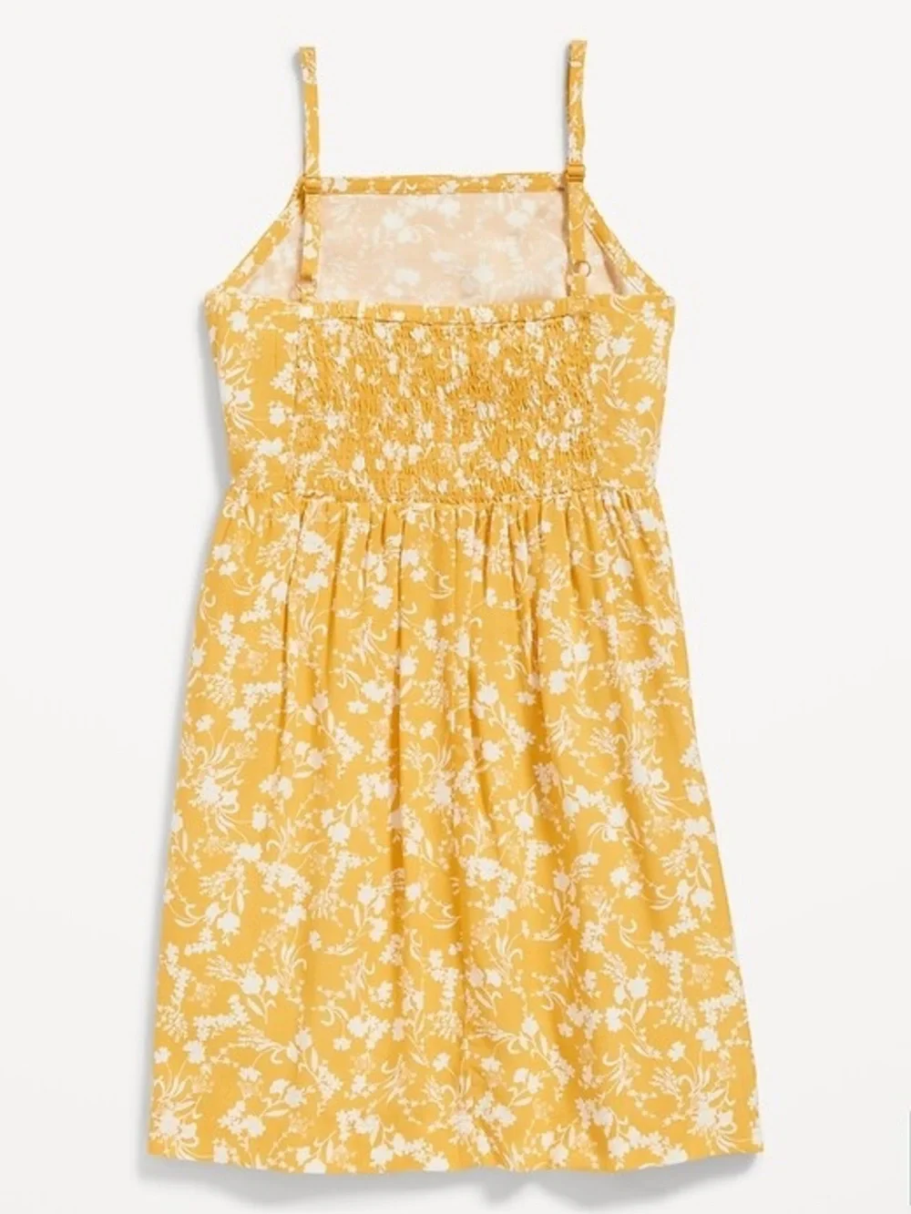 Old Navy Yellow Floral Strap Sundress